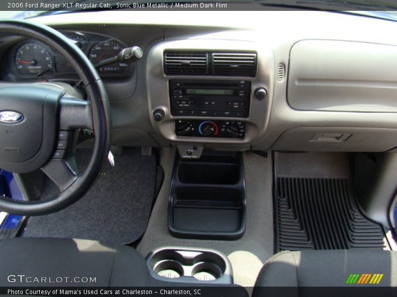 Sonic Blue Metallic / Medium Dark Flint 2006 Ford Ranger XLT Regular Cab