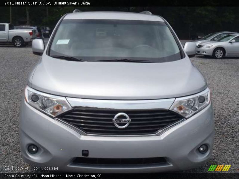 Brilliant Silver / Beige 2011 Nissan Quest 3.5 SV