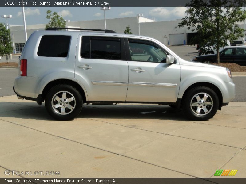 Alabaster Silver Metallic / Gray 2010 Honda Pilot Touring