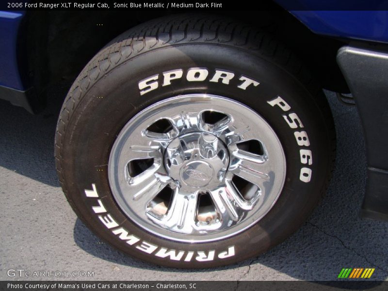 Sonic Blue Metallic / Medium Dark Flint 2006 Ford Ranger XLT Regular Cab