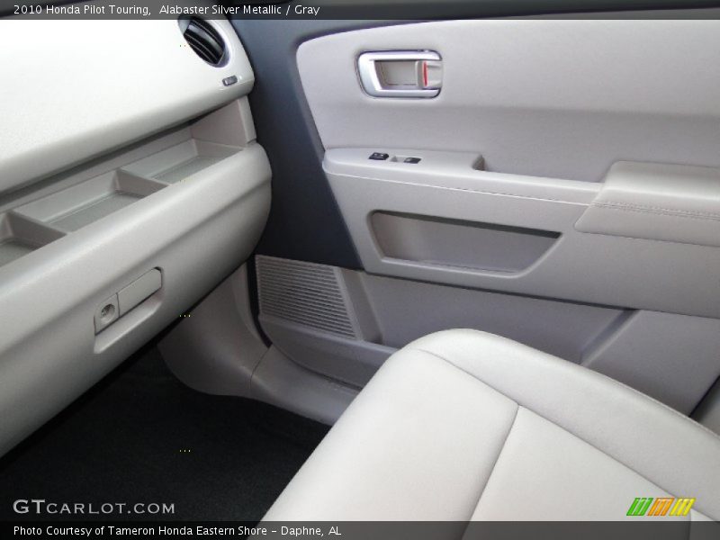 Alabaster Silver Metallic / Gray 2010 Honda Pilot Touring