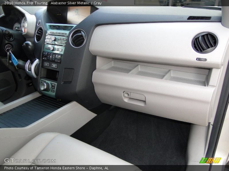 Alabaster Silver Metallic / Gray 2010 Honda Pilot Touring