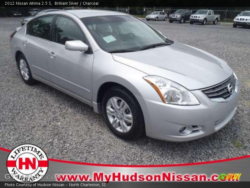 Brilliant Silver / Charcoal 2012 Nissan Altima 2.5 S