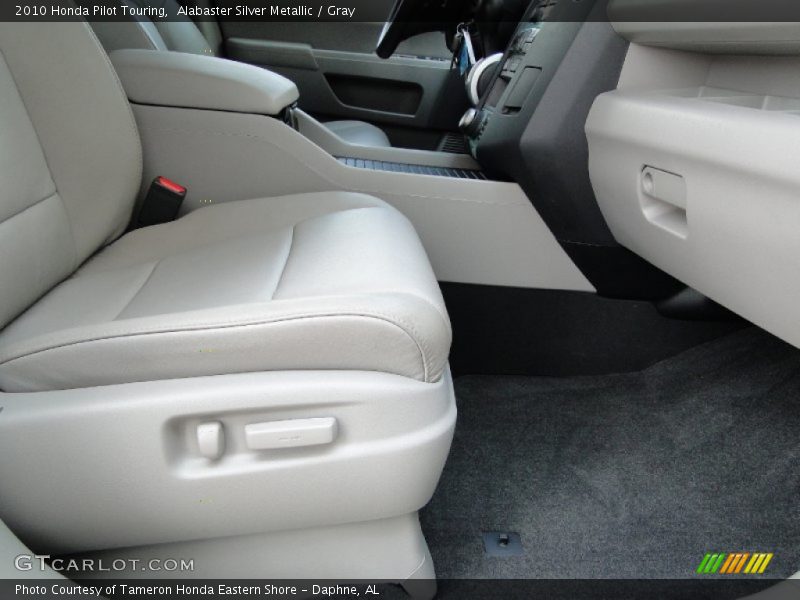 Alabaster Silver Metallic / Gray 2010 Honda Pilot Touring