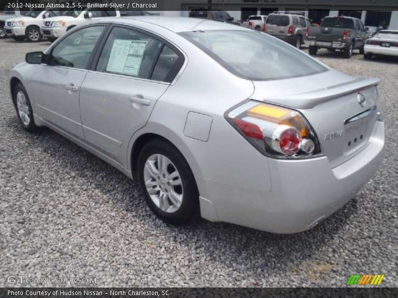 Brilliant Silver / Charcoal 2012 Nissan Altima 2.5 S