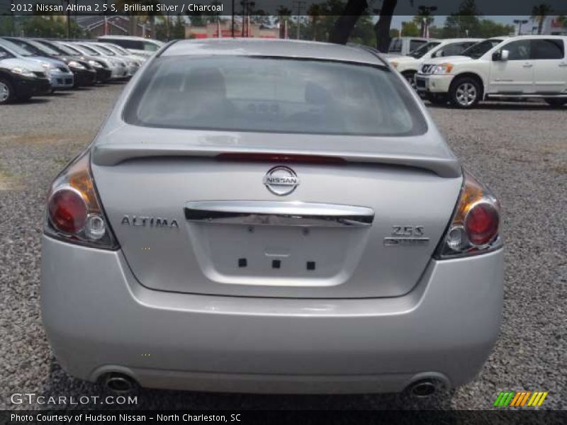 Brilliant Silver / Charcoal 2012 Nissan Altima 2.5 S