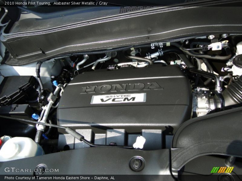 Alabaster Silver Metallic / Gray 2010 Honda Pilot Touring