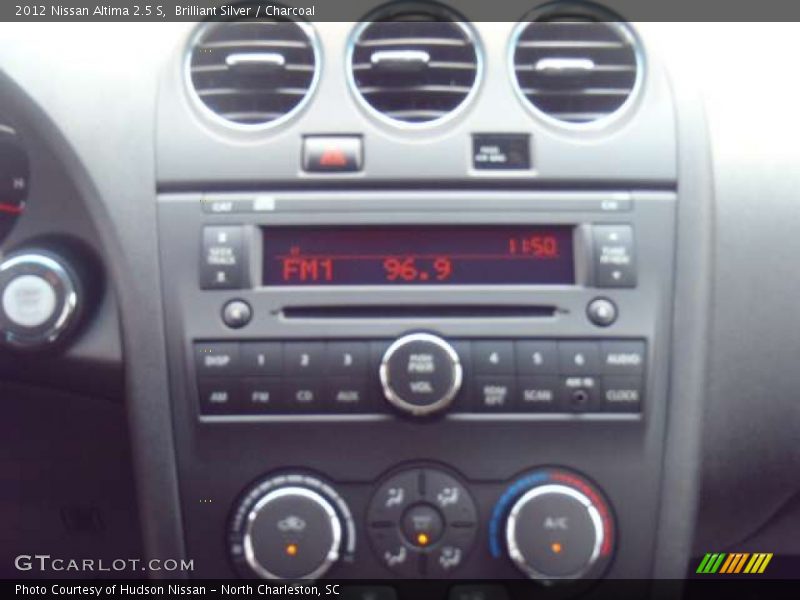 Brilliant Silver / Charcoal 2012 Nissan Altima 2.5 S