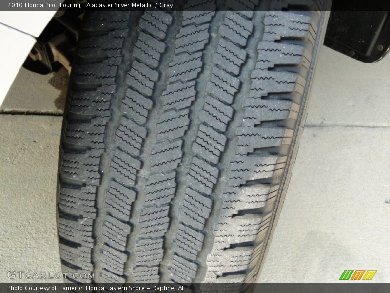 Alabaster Silver Metallic / Gray 2010 Honda Pilot Touring