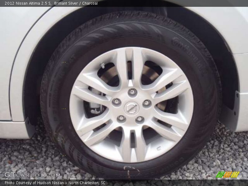 Brilliant Silver / Charcoal 2012 Nissan Altima 2.5 S