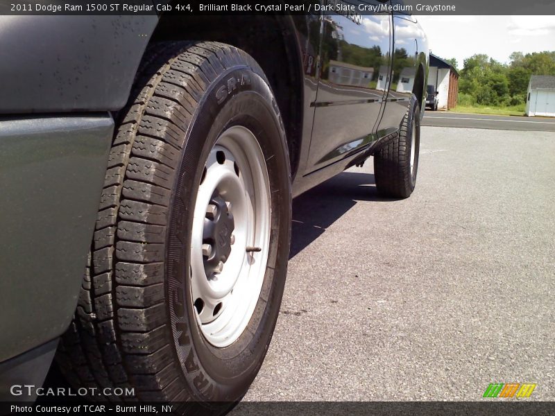 Brilliant Black Crystal Pearl / Dark Slate Gray/Medium Graystone 2011 Dodge Ram 1500 ST Regular Cab 4x4