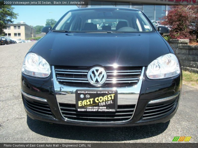 Black Uni / Anthracite 2009 Volkswagen Jetta SE Sedan