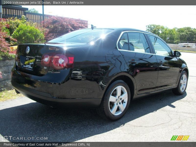 Black Uni / Anthracite 2009 Volkswagen Jetta SE Sedan