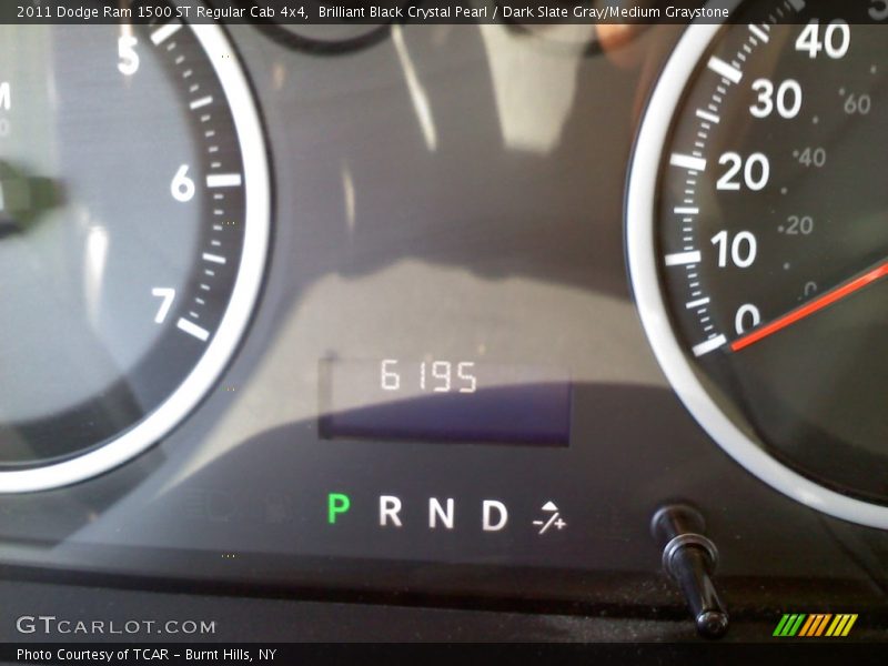 Brilliant Black Crystal Pearl / Dark Slate Gray/Medium Graystone 2011 Dodge Ram 1500 ST Regular Cab 4x4