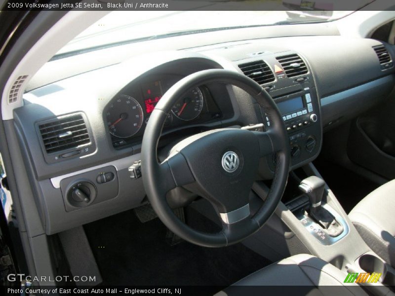 Black Uni / Anthracite 2009 Volkswagen Jetta SE Sedan