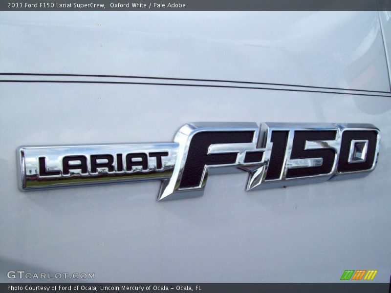 Oxford White / Pale Adobe 2011 Ford F150 Lariat SuperCrew