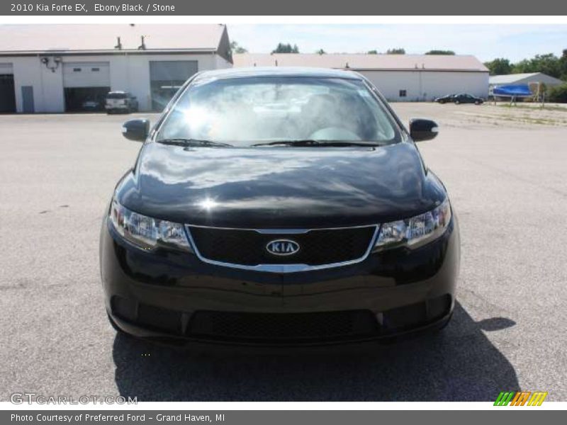 Ebony Black / Stone 2010 Kia Forte EX