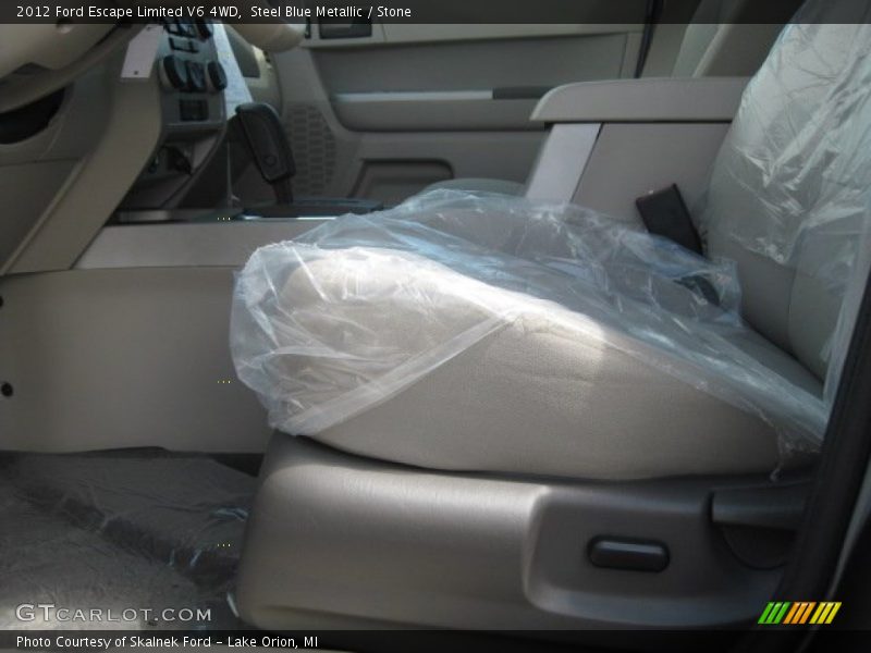 Steel Blue Metallic / Stone 2012 Ford Escape Limited V6 4WD