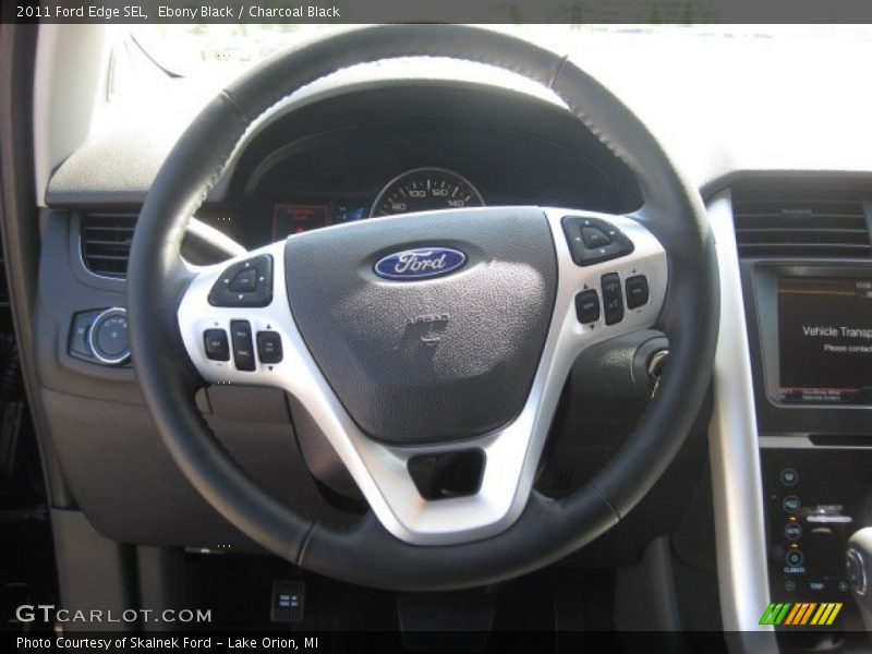 Ebony Black / Charcoal Black 2011 Ford Edge SEL