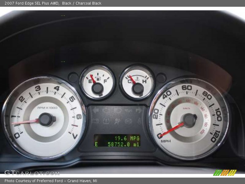 Black / Charcoal Black 2007 Ford Edge SEL Plus AWD