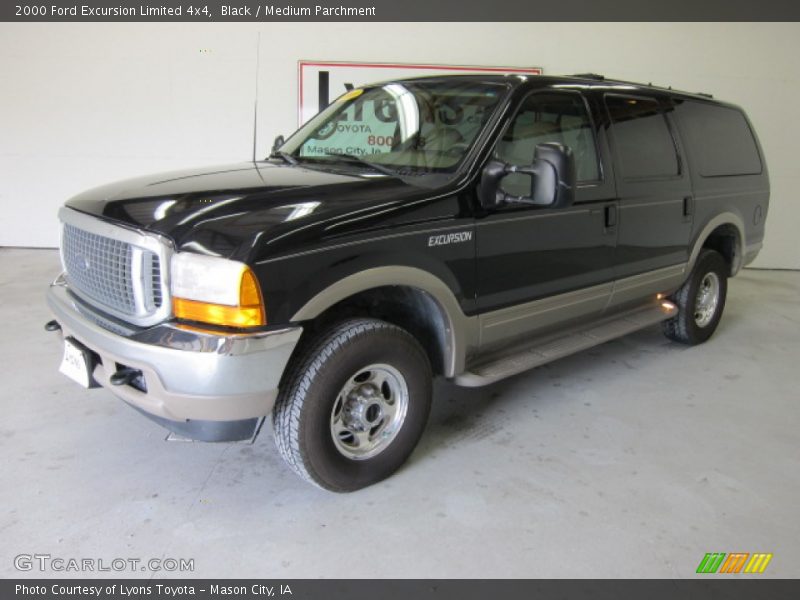 Black / Medium Parchment 2000 Ford Excursion Limited 4x4