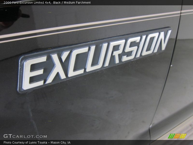 Black / Medium Parchment 2000 Ford Excursion Limited 4x4