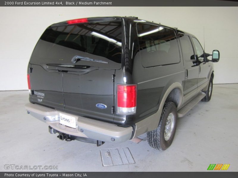 Black / Medium Parchment 2000 Ford Excursion Limited 4x4