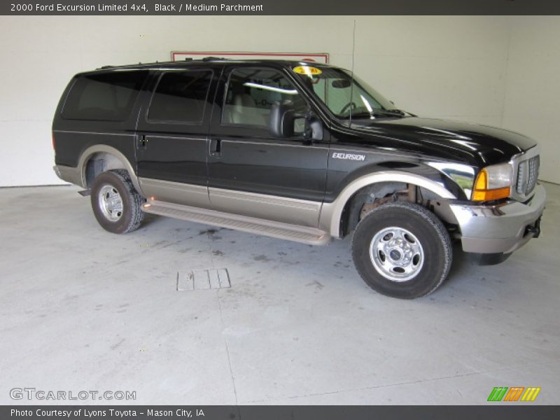 Black / Medium Parchment 2000 Ford Excursion Limited 4x4