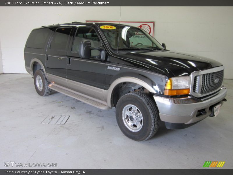 Black / Medium Parchment 2000 Ford Excursion Limited 4x4