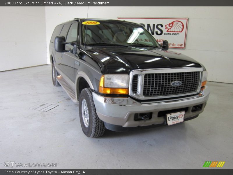 Black / Medium Parchment 2000 Ford Excursion Limited 4x4