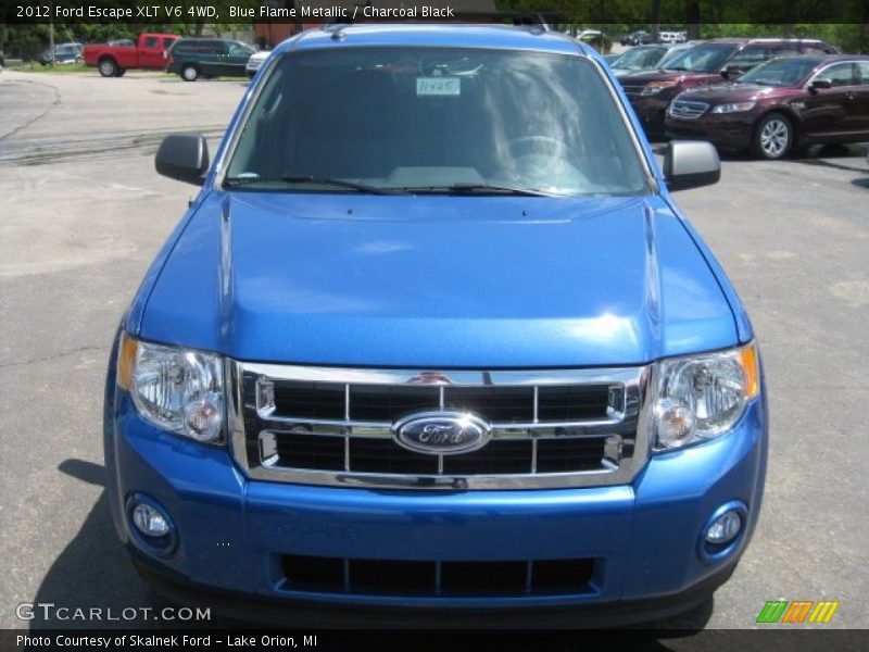 Blue Flame Metallic / Charcoal Black 2012 Ford Escape XLT V6 4WD