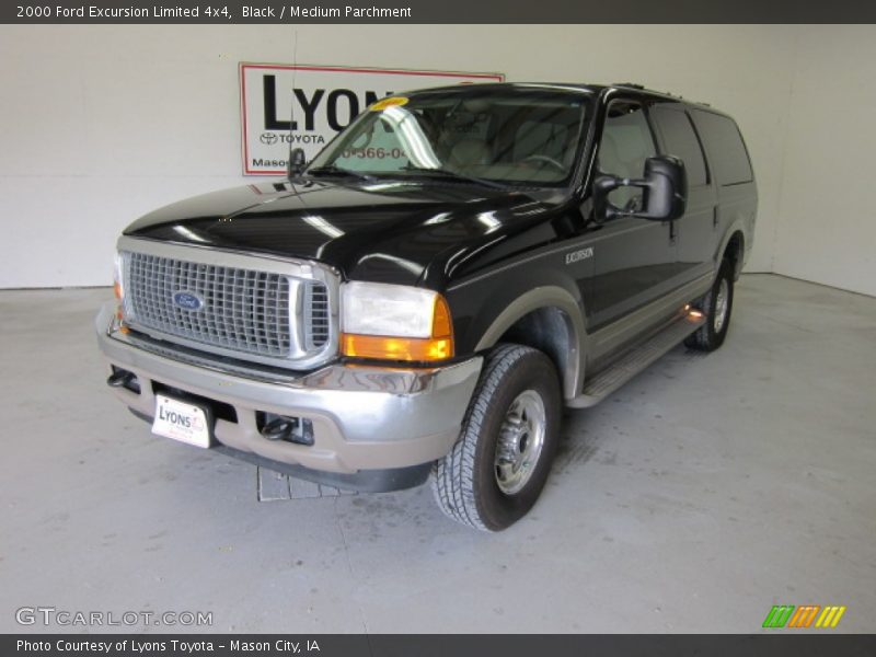 Black / Medium Parchment 2000 Ford Excursion Limited 4x4