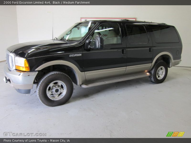 Black / Medium Parchment 2000 Ford Excursion Limited 4x4