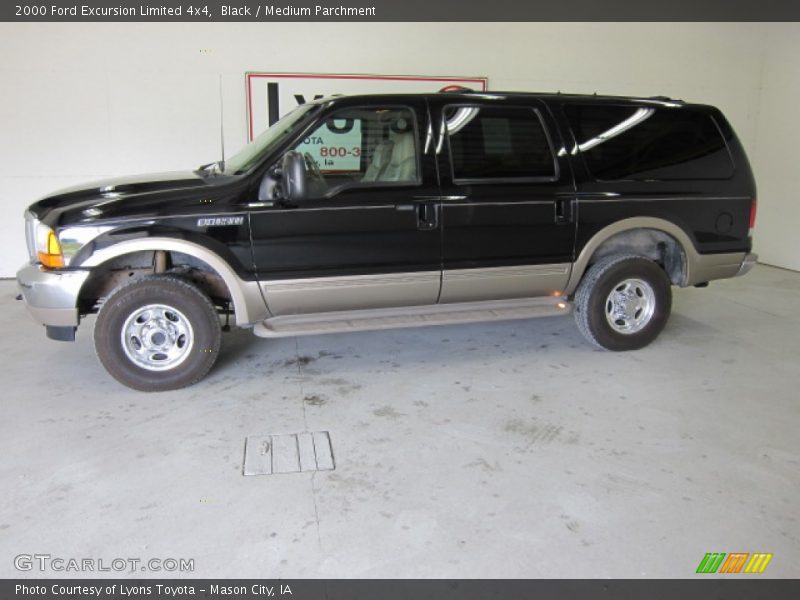 Black / Medium Parchment 2000 Ford Excursion Limited 4x4