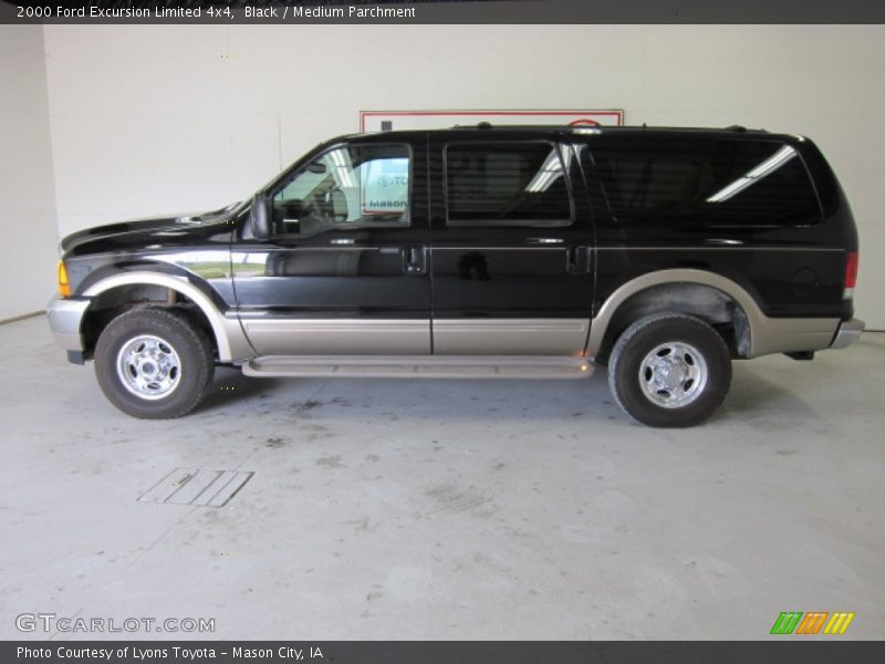 Black / Medium Parchment 2000 Ford Excursion Limited 4x4