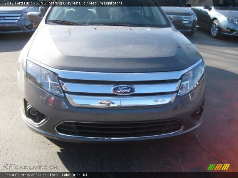 Sterling Grey Metallic / Medium Light Stone 2012 Ford Fusion SE V6