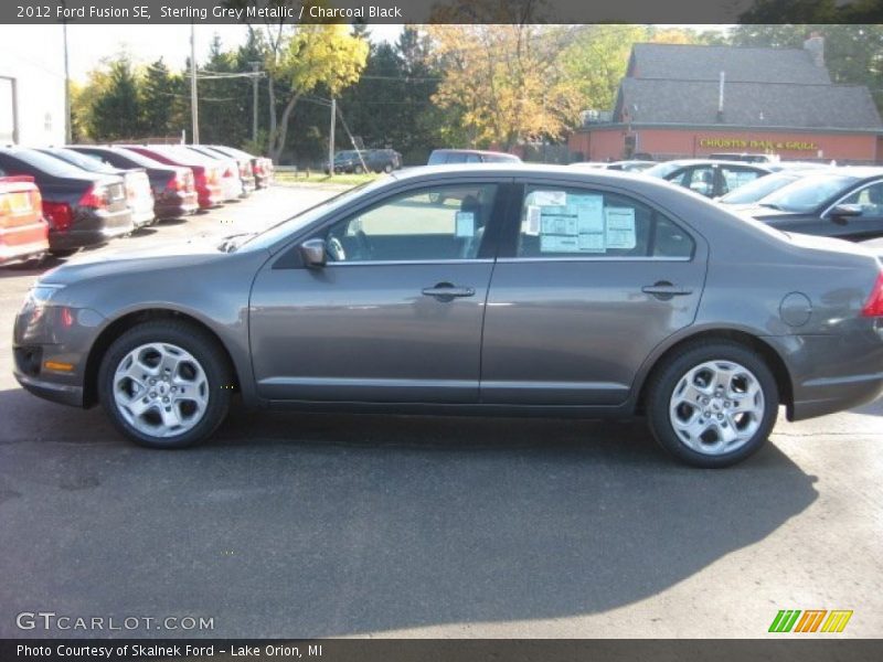 Sterling Grey Metallic / Charcoal Black 2012 Ford Fusion SE