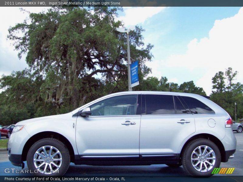 Ingot Silver Metallic / Medium Light Stone 2011 Lincoln MKX FWD