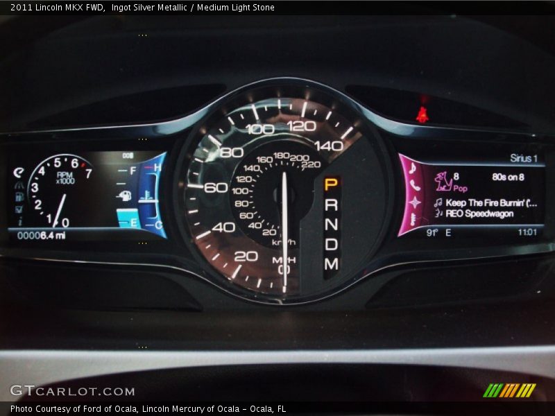 Ingot Silver Metallic / Medium Light Stone 2011 Lincoln MKX FWD