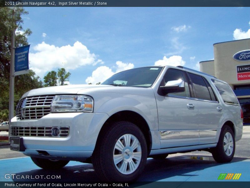 Ingot Silver Metallic / Stone 2011 Lincoln Navigator 4x2