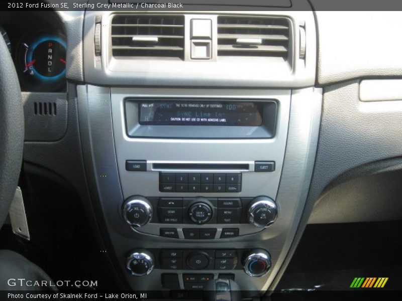 Sterling Grey Metallic / Charcoal Black 2012 Ford Fusion SE