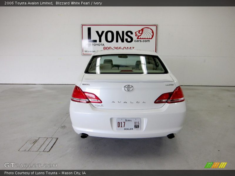 Blizzard White Pearl / Ivory 2006 Toyota Avalon Limited
