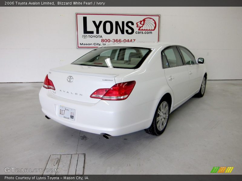 Blizzard White Pearl / Ivory 2006 Toyota Avalon Limited