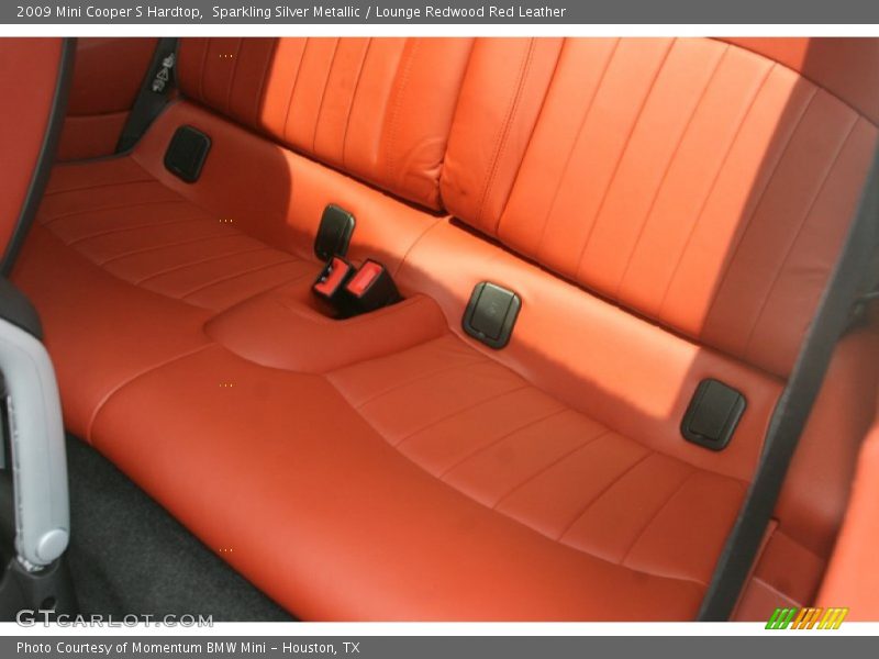 Sparkling Silver Metallic / Lounge Redwood Red Leather 2009 Mini Cooper S Hardtop