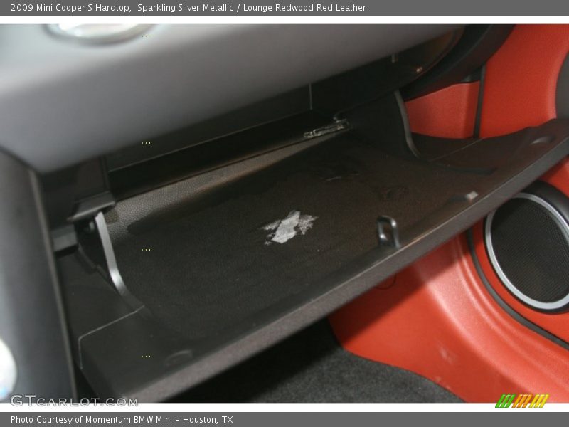 Sparkling Silver Metallic / Lounge Redwood Red Leather 2009 Mini Cooper S Hardtop