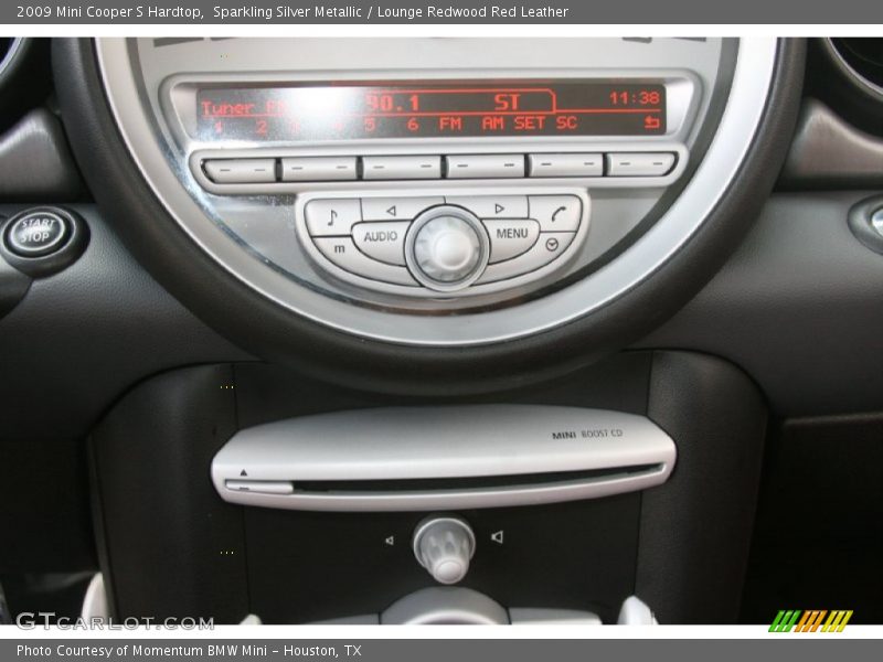 Sparkling Silver Metallic / Lounge Redwood Red Leather 2009 Mini Cooper S Hardtop