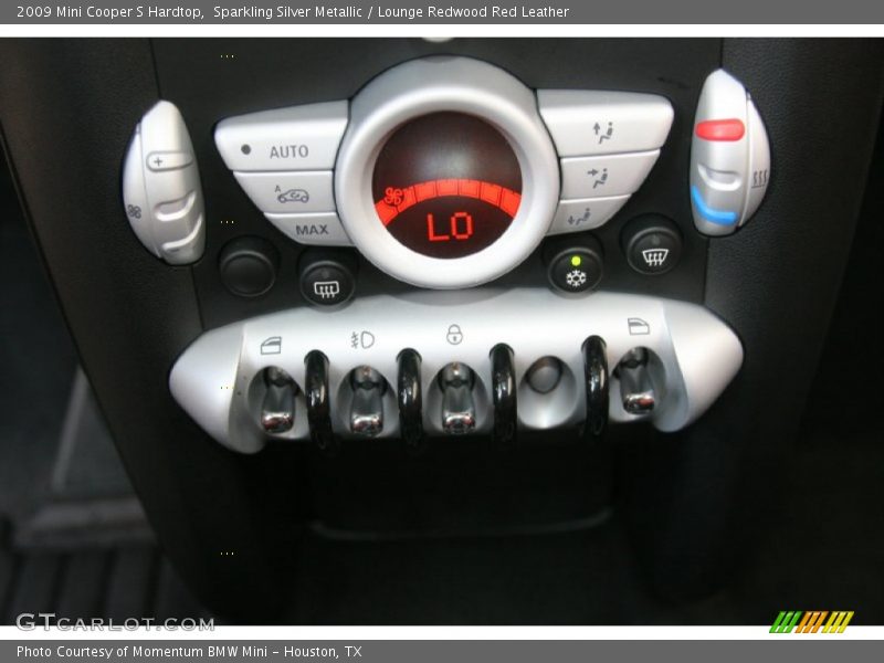 Sparkling Silver Metallic / Lounge Redwood Red Leather 2009 Mini Cooper S Hardtop