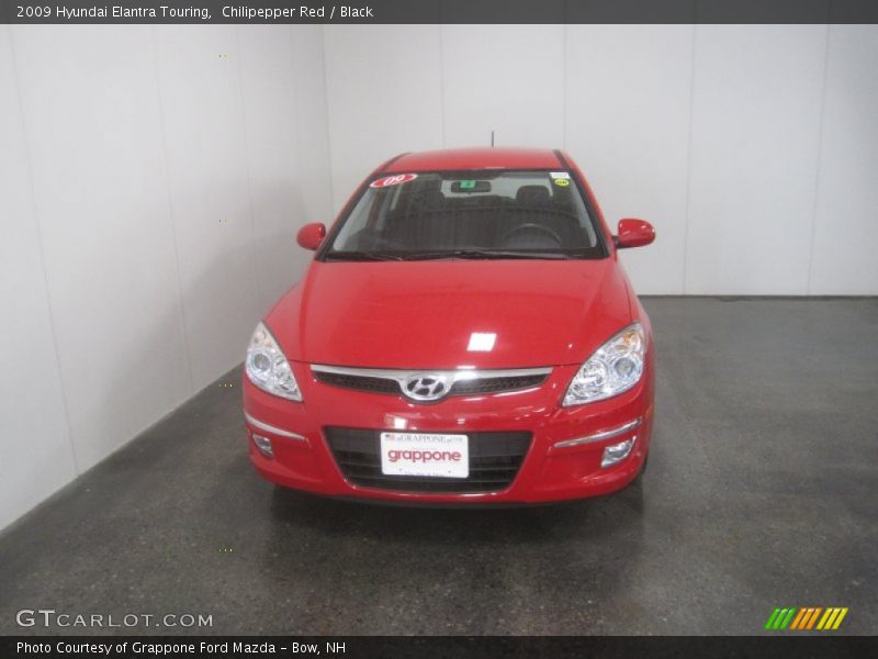 Chilipepper Red / Black 2009 Hyundai Elantra Touring