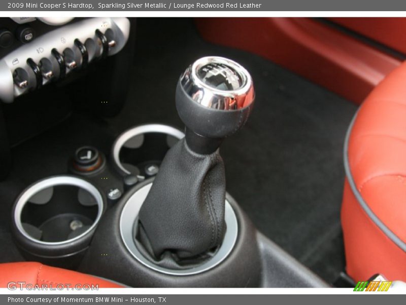 Sparkling Silver Metallic / Lounge Redwood Red Leather 2009 Mini Cooper S Hardtop
