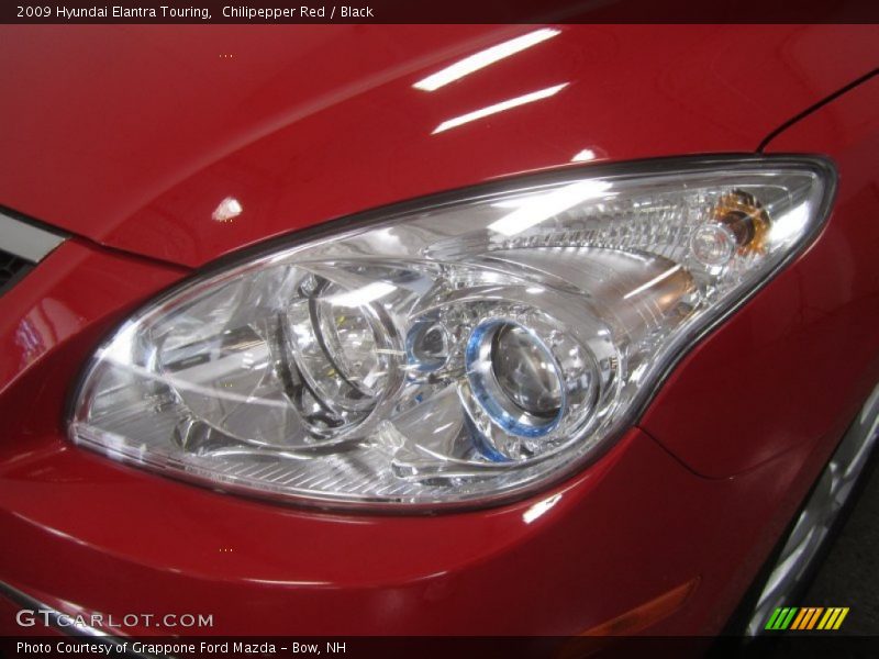 Chilipepper Red / Black 2009 Hyundai Elantra Touring